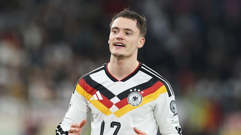 Florian Wirtz in action for Germany.