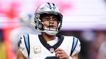 Carolina Panthers quarterback Bryce Young