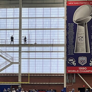 East Rutherford, NJ -New York Giants indoor practice facility.