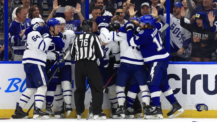 The Lightning and Maple Leafs will be the marquee NHL matchup in the first day of NHL action.
