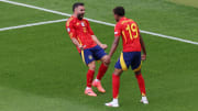 Dani Carvajal adresse des compliments à Lamine Yamal. 