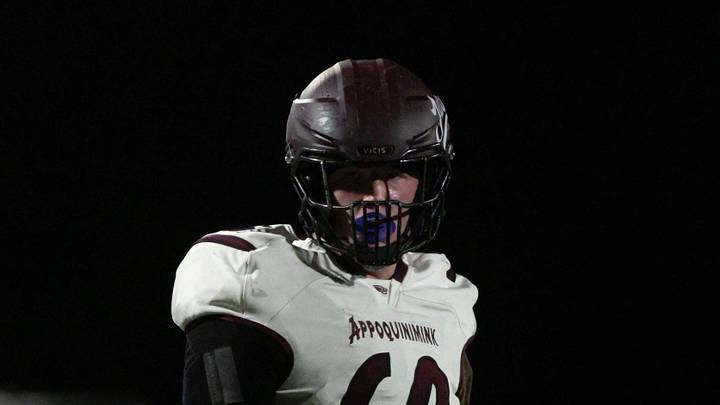 Appoquinimink offensive linemen Layton Von Brandt (69)