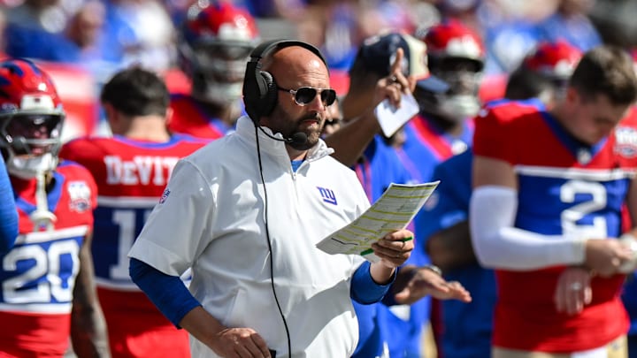 Daboll's Giants lost their first game of the season on Sunday