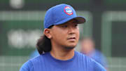 Chicago Cubs pitcher Shota Imanaga