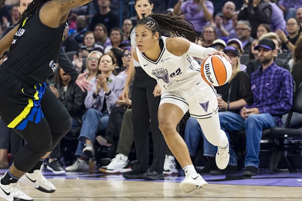 Golden State Valkyries guard Veronica Burton. 