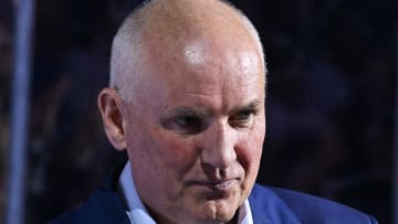 Mar 25, 2024; St. Louis, Missouri, USA;  St. Louis Blues general manager Doug Armstrong