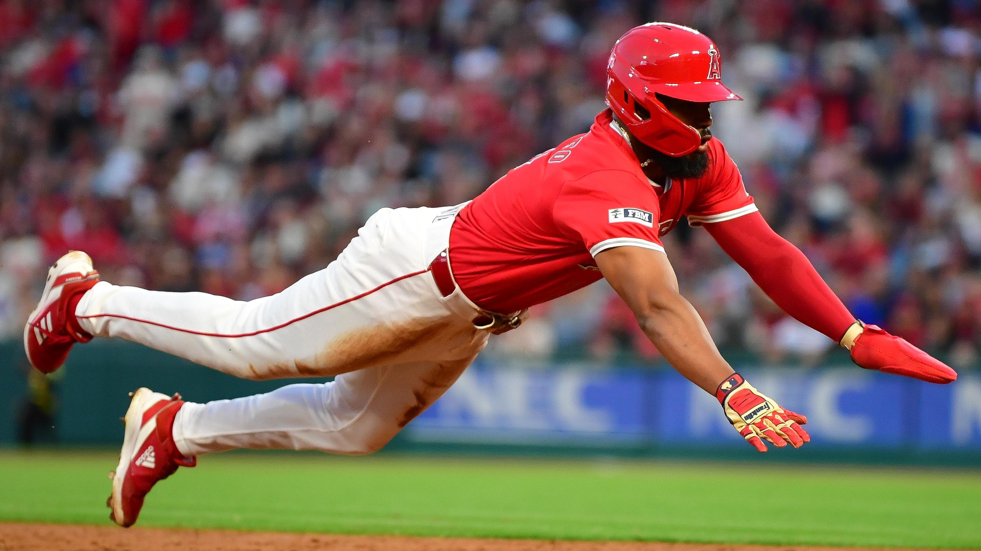 Los Angeles Angels infielder Luis Rengifo