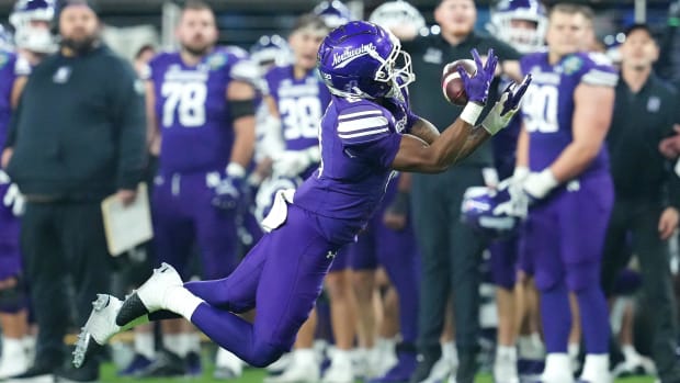 northwestern Wildcats wide receiver A.J. Henning 