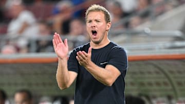 Julian Nagelsmann unterstützte seine Mannschaft an der Seitenlinie