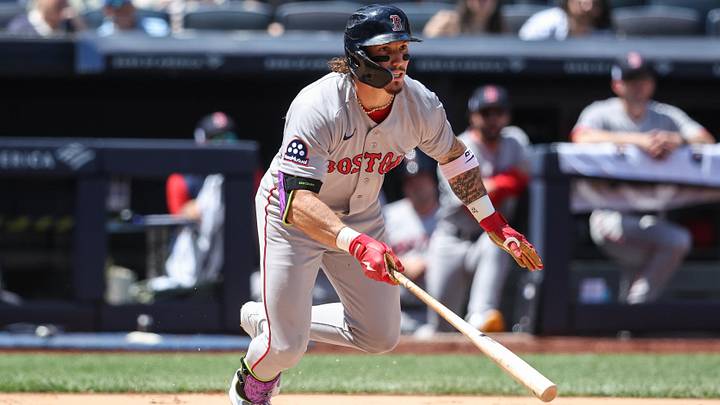 Boston Red Sox left fielder Jarren Duran.