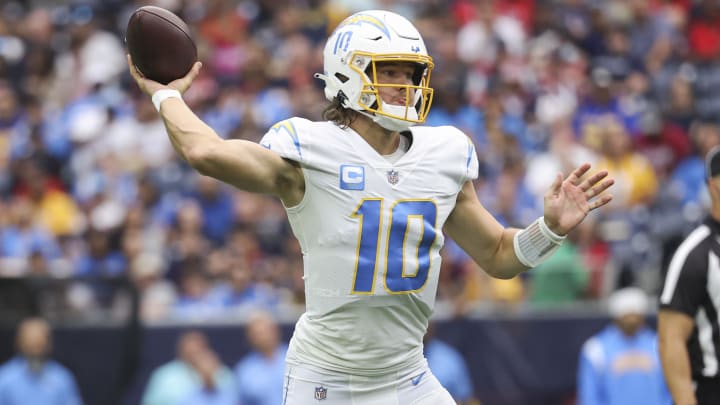 Los Angeles Chargers quarterback Justin Herbert.