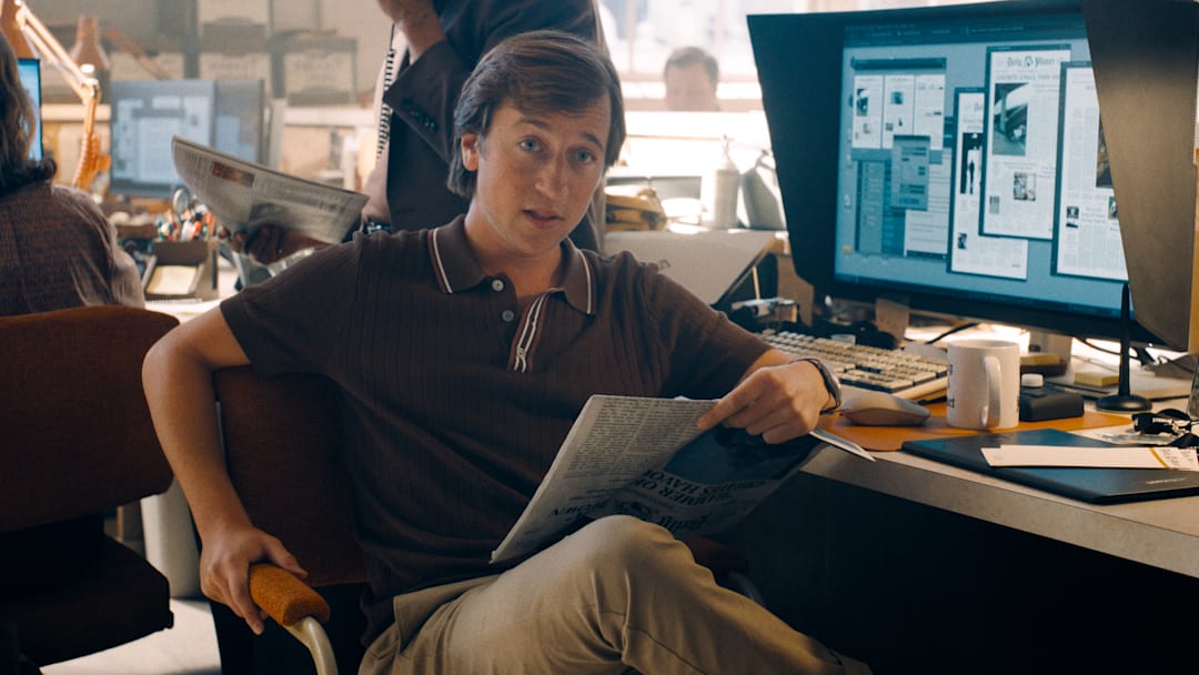 SKYLER GISONDO as Jimmy Olsen in DC Studios’ and Warner Bros. Pictures’ “SUPERMAN,” a Warner Bros. Pictures release. Courtesy of Warner Bros. Pictures