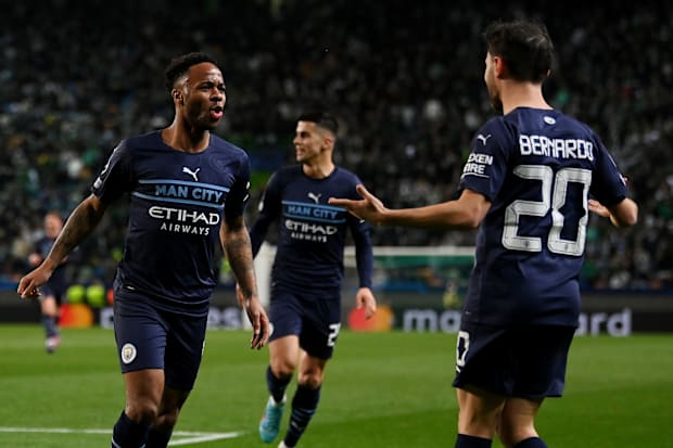 Man City against Sporting C