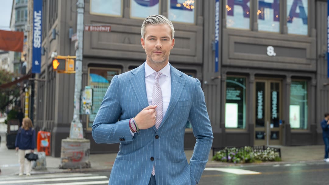 Owning Manhattan. Ryan Serhant from season 1 of Owning Manhattan. Credit: Winnie Au/© 2024 Netflix, Inc.