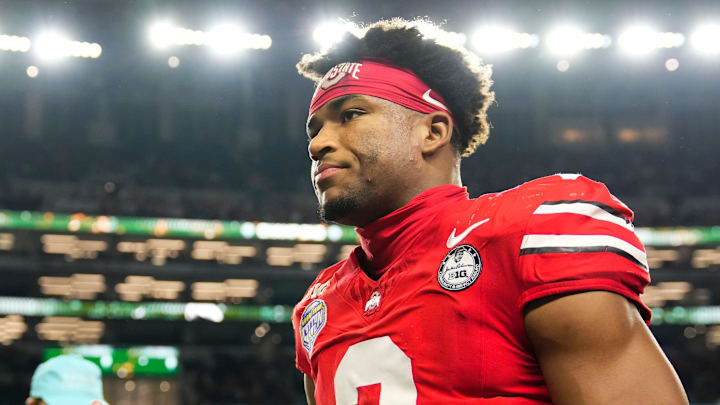 Ohio State Buckeyes defensive back Caleb Downs (2)