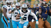 Rico Dowdle and the Panthers host the Saints in Week 10.