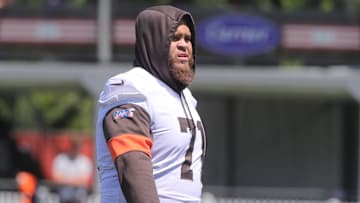 Browns left tackle Jedrick Wills Jr.,on Monday, August 2, 2021 in Berea, Ohio, at CrossCountry Mortgage Campus. [Phil Masturzo/ Beacon Journal]

Browns 8 3 16