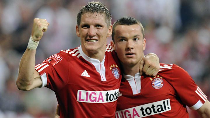 Bayern Munich's midfielder Bastian Schwe