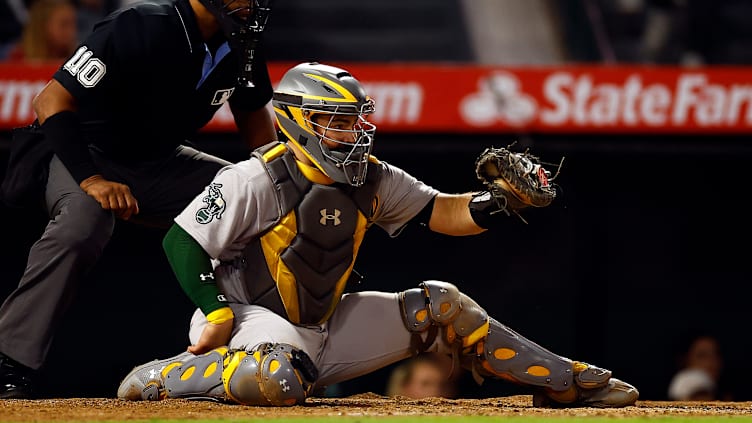 Oakland Athletics v Los Angeles Angels