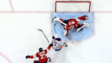 The Edmonton Oilers too advantage of the Florida Panthers' defensive miscues to even the series in Game 4.