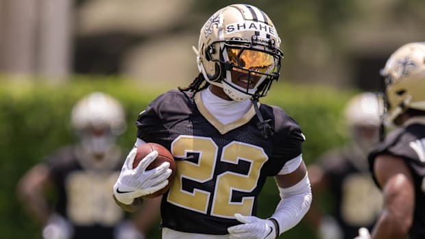 Wide receiver Rashid Shaheed has been with the Saints since 2022.