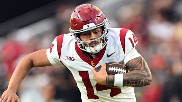 USC trojans lincoln riley college football playoff big ten Recruiting Transfer NIL Makai Lemon Jayden Maiava Waymond Jordan 