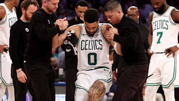 Boston Celtics, New York Knicks, Jayson Tatum, Jayson Tatum injury, Game 4