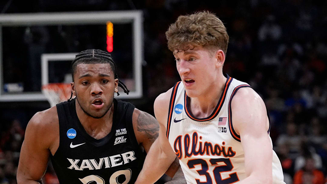 Illinois guard Kasparas Jakucionis had a shaky freshman season, but showed enough potential to be considered a potential steal for the Miami Heat. Illinois guard Kasparas Jakucionis had a shaky freshman season, but showed enough potential to be considered a potential steal for the Miami Heat.