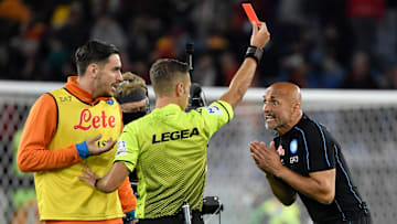 Davide Massa espelle Luciano Spalletti
