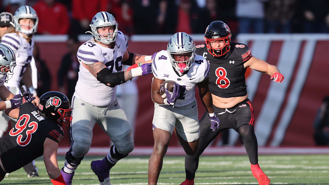 Kansas State running back Joe Jackson breaks into the clear vs. Utah. Jackson ran for a school-record 293 yards against the Utes.
