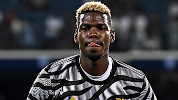 Paul Pogba of Juventus FC warms up during the Serie A...