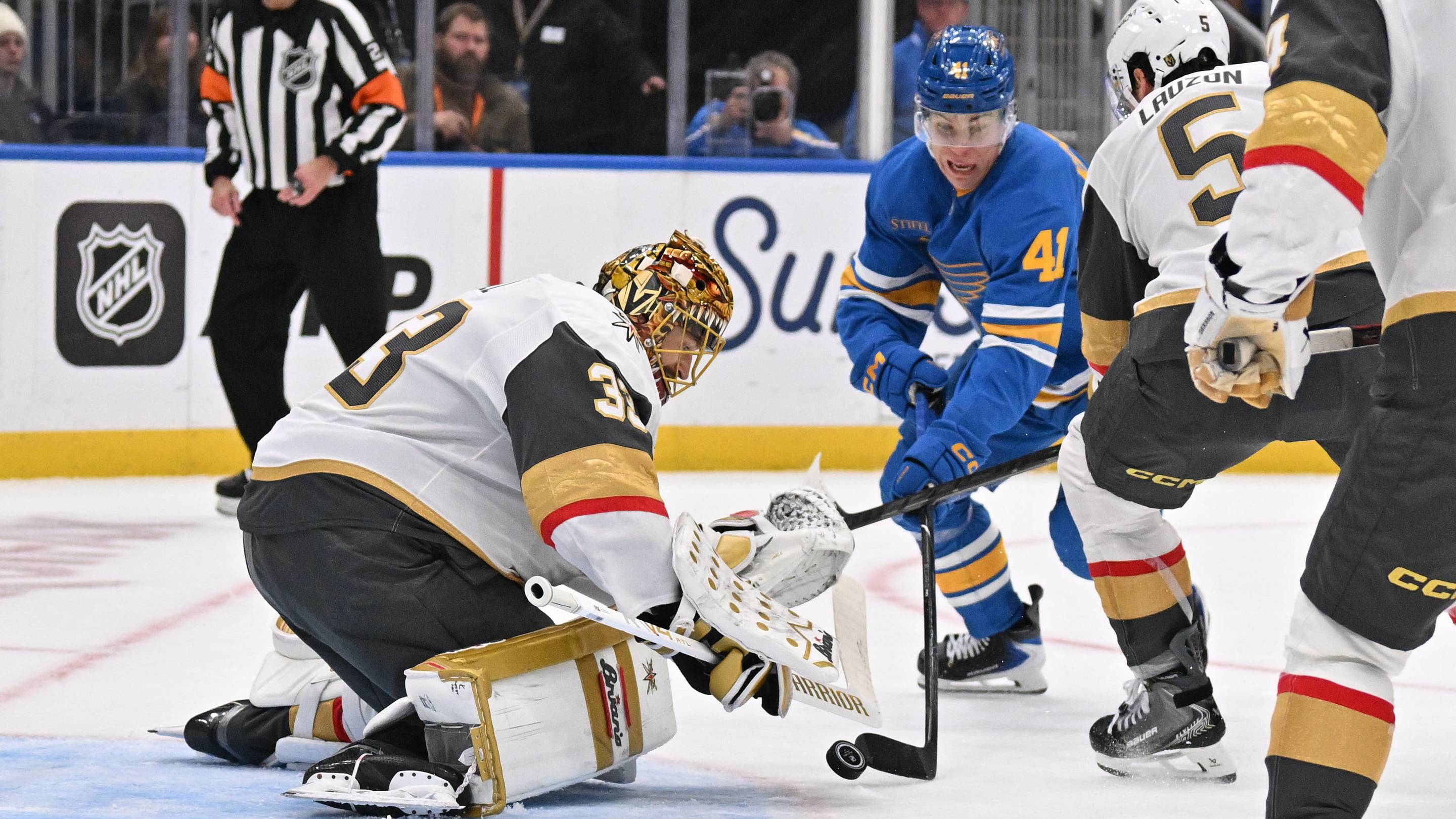 Golden Knights’ Wins and Sins: Goaltending woes continue in ugly loss to Blues