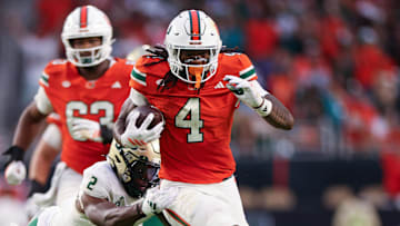 Miami Hurricanes running back Mark Fletcher Jr. (4)