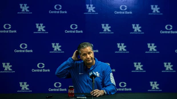 Calipari left Kentucky in April after a 15-year run that had turned sour.