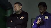 Riquelme e Ibarra, dos integrantes clave en la estructura boquense.