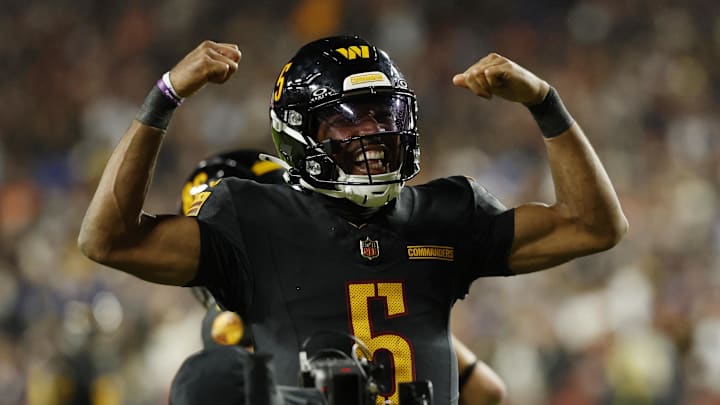 The Washington Commanders and quarterback Jayden Daniels are favored in Week 7. 