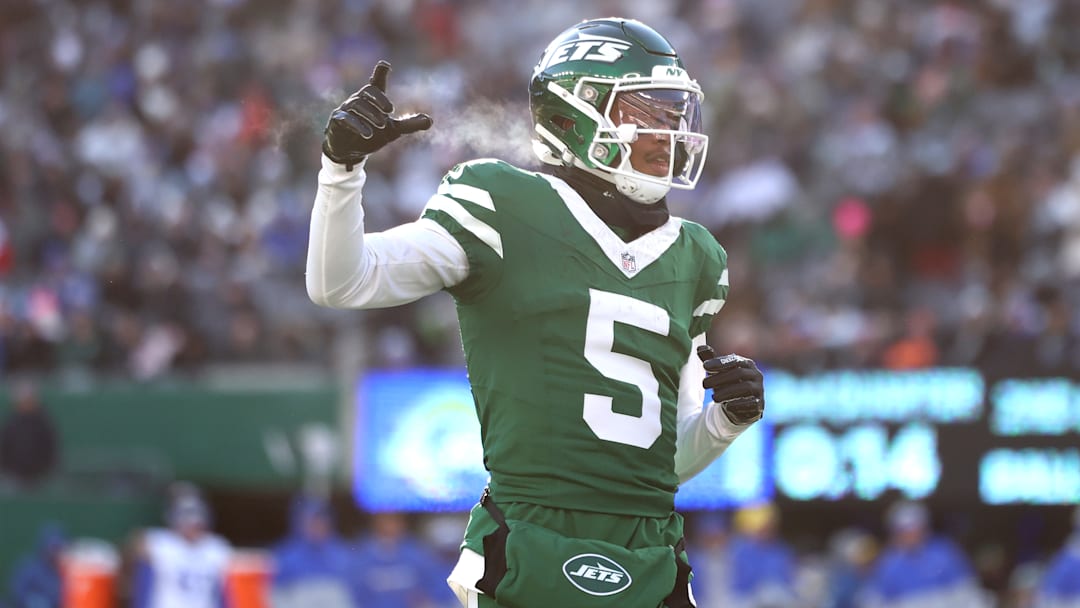 NY Jets wide receiver Garrett Wilson