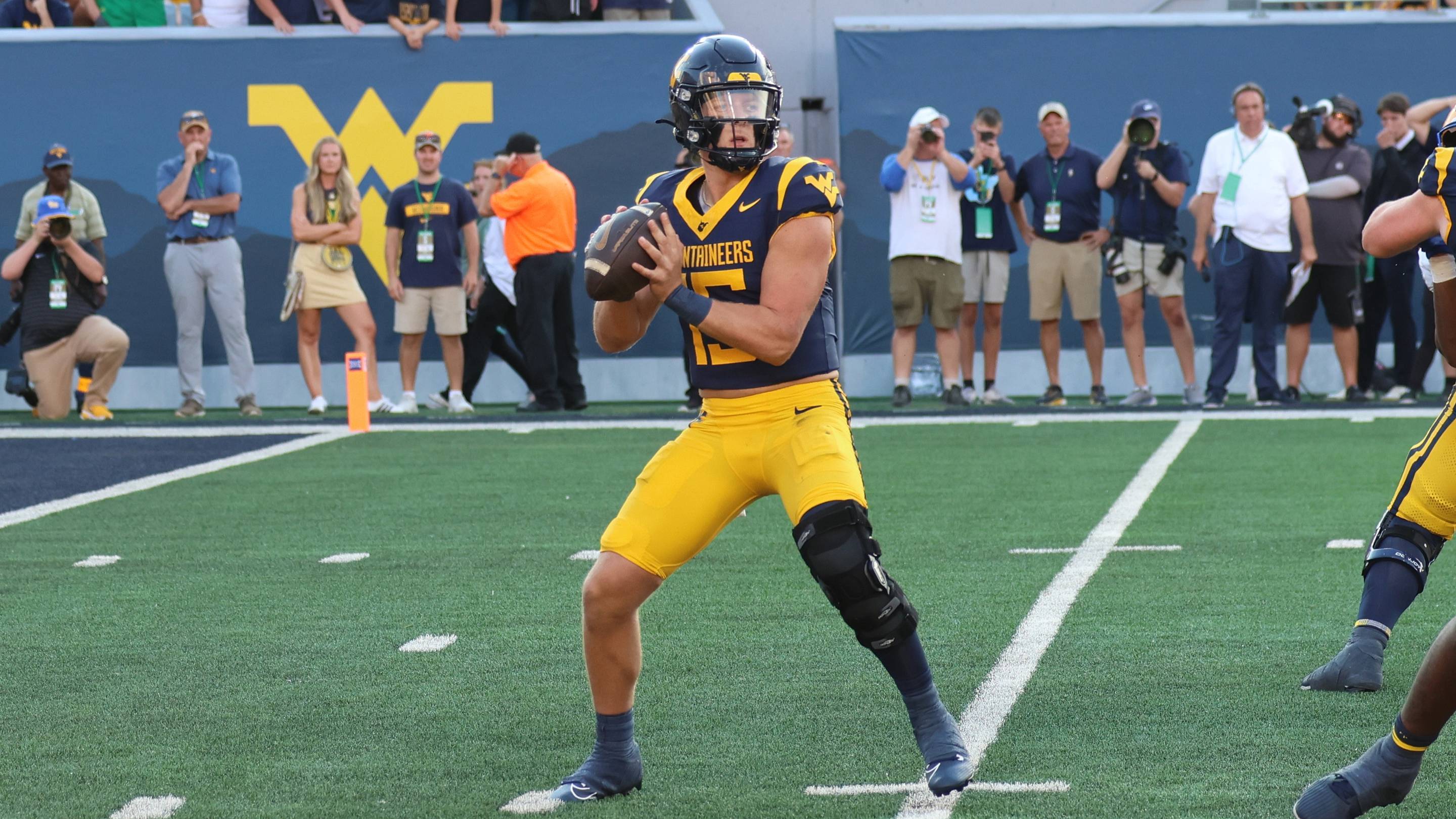 West Virginia University quarterback Scotty Fox Jr.
