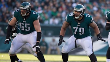 Lane Johnson, Brandon Brooks, Philadelphia Eagles