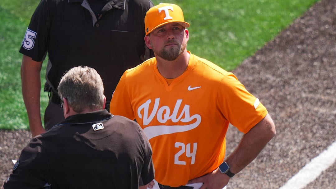 Tennessee baseball coach Josh Elander.