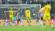 Nmecha marcou o gol da vitória dos aurinegros contra os Magpies na rodada passada da Liga dos Campeões