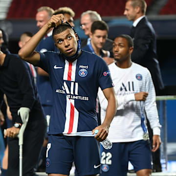 Kylian Mbappé (left) and PSG lost to Bayern Munich in the 2019-20 Champions League final.