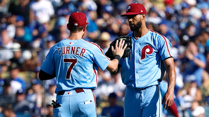 Division Series - Philadelphia Phillies v Los Angeles Dodgers - Game Four