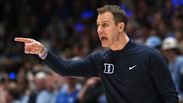 Duke basketball head coach Jon Scheyer