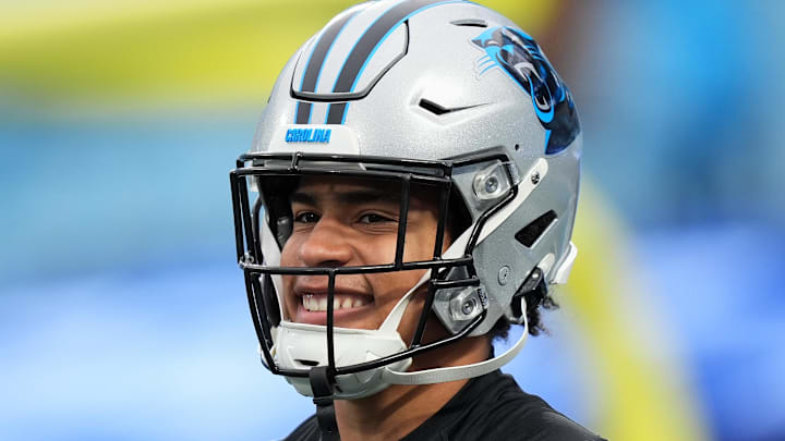 Carolina Panthers wide receiver Jalen Coker 