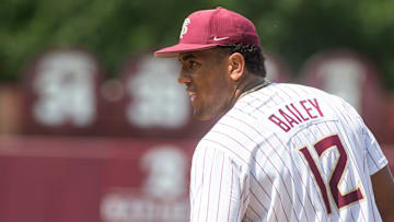 Florida State baseball competes in a first round Tallahassee Regional game against Bethune-Cookman for the NCAA College World Series at Dick Howser Stadium Friday, May 30, 2025.