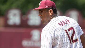 Florida State baseball competes in a first round Tallahassee Regional game against Bethune-Cookman for the NCAA College World Series at Dick Howser Stadium Friday, May 30, 2025.