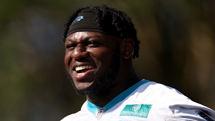 Carolina Panthers offensive tackle Ikem Ekwonu