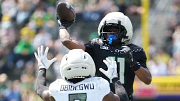 A 6-1, 203 four-star redshirt freshman from Baltimore, Ify Obidegwu has nailed down a starting job in the Oregon secondary. 