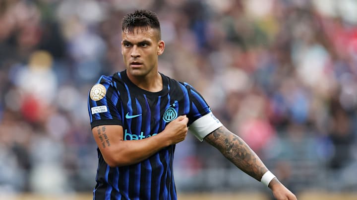 Objectif quarts de finale pour Lautaro Martinez et l'Inter Milan. Objectif quarts de finale pour Lautaro Martinez et l'Inter Milan.